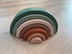 Houten regenboog | Montessori | speelgoed | pasteil, Kinderen en Baby's, Speelgoed | Houten speelgoed, Ophalen of Verzenden, Gebruikt