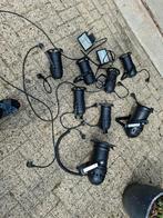 studiolamp 8x en 2 breed verstraler met led zwart, Audio, Tv en Foto, Fotografie | Doka Toebehoren, Ophalen of Verzenden