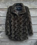 Vero Moda donkergroene imitaie bont fake jas - Maat S, Vera Moda, Ophalen of Verzenden, Zo goed als nieuw, Maat 36 (S)