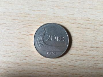 Munt 20 Kronen Noorwegen beschikbaar voor biedingen