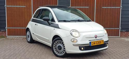 Fiat 500 1.2 Lounge, Schuif/kantel dak, NAP, Airco, All seas, Auto's, Fiat, Bedrijf, ABS, Airbags, Airconditioning, Centrale vergrendeling