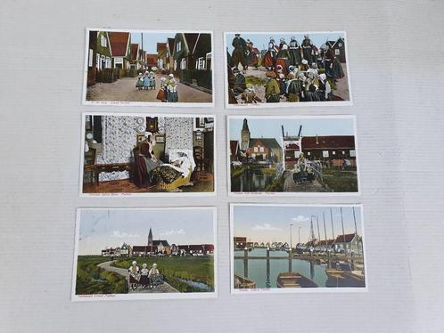 Marken serie van 6 ansichtkaarten Uitg. Rembrandt Utrecht, Verzamelen, Ansichtkaarten | Nederland, Ongelopen, Noord-Holland, 1920 tot 1940