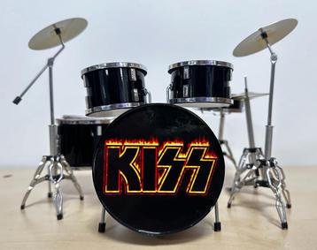 KISS miniatuur drumstel mini drum decoratie woondeco  beschikbaar voor biedingen
