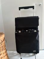 SECC luxe stevige BOODSCHAPPENKARRETJE BOODSCHAPPEN TROLLEY, Ophalen, Uitschuifbare handgreep, 20 tot 30 cm, Zwart