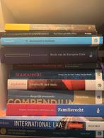 Diverse boeken Rechtsgeleerdheid jaar 1 t/m 4, Boeken, Ophalen of Verzenden, Zo goed als nieuw, WO