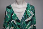 TH84 Mooie jurk maat XL groen Zwart wit, Wit, Maat 46/48 (XL) of groter, Ophalen of Verzenden, Zo goed als nieuw