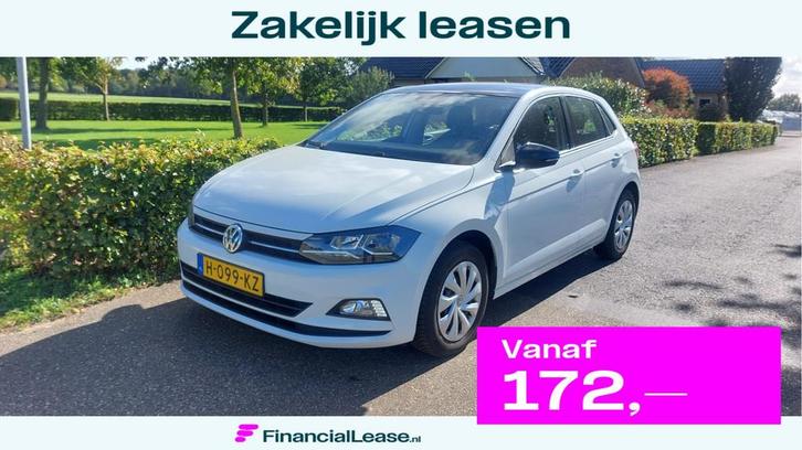 Volkswagen Polo 1.0 TSI Comfortline AIRCO/ACC/CARPLAY BJ 202, Auto's, Volkswagen, Bedrijf, Lease, Financial lease, Polo, ABS, Adaptive Cruise Control