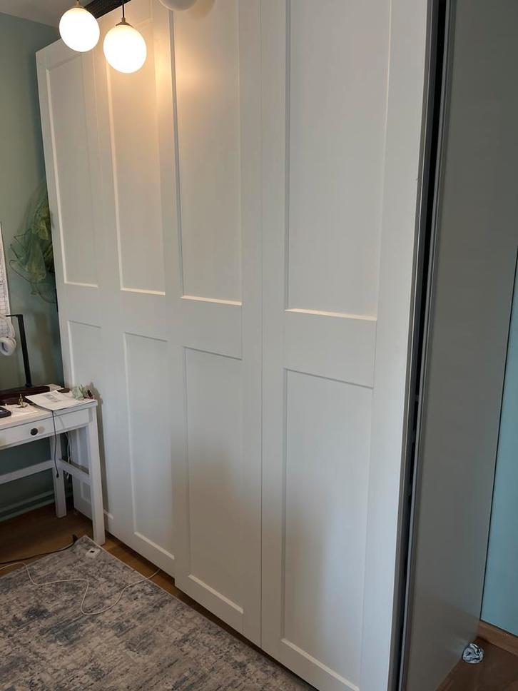 IKEA PAX Grimes Schuifdeuren, Huis en Inrichting, Kasten | Kledingkasten, Zo goed als nieuw, 200 cm of meer, 150 tot 200 cm, 50 tot 75 cm