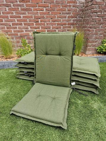 6 x Madison dikke tuinkussens,  Panama Green, ZGAN & Nieuw beschikbaar voor biedingen