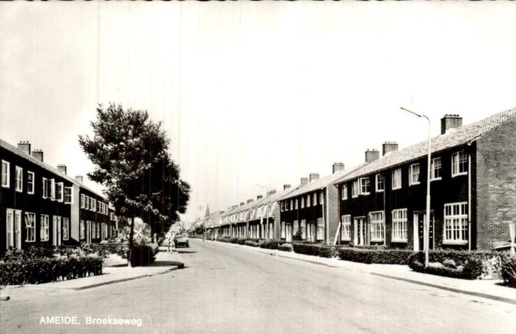 Ameide - Broekseweg, Verzamelen, Ansichtkaarten | Nederland, Ongelopen, Zuid-Holland, Voor 1920, Ophalen of Verzenden