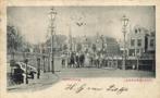 Leeuwarden - Noorderbrug met volk-1904, Verzenden, Voor 1920, Gelopen, Friesland