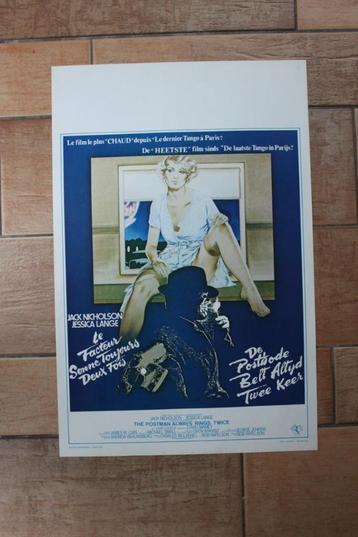 filmaffiche The Postman Always Rings Twice 1981 filmposter beschikbaar voor biedingen