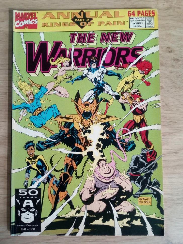 Marvel: New Warriors Annuals (comics), Boeken, Strips | Comics, Zo goed als nieuw, Meerdere comics, Amerika, Ophalen of Verzenden