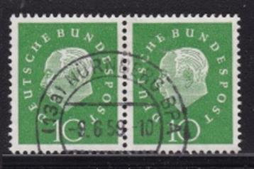 439 - West Duitsland michel 303:303 gestempeld samenh beschikbaar voor biedingen
