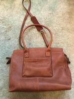 Lederen Laptoptas, dames,, Ophalen of Verzenden, Zo goed als nieuw, Bruin, Overige typen