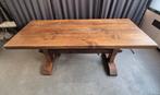 Klooster tafel eettafel massief eikenhout vintage, Antiek en Kunst, Ophalen