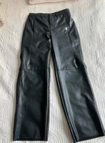 Zwarte fake leather broek, Penn&Ink, maat 36, Kleding | Dames, Broeken en Pantalons, Ophalen, Zo goed als nieuw, Lang