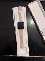 Apple Watch Series 8 Starlight 45mm - Goed!, Sieraden, Tassen en Uiterlijk, Smartwatches, Ophalen, IOS, Waterdicht, Zilver