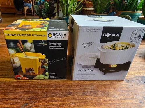 Boska Kaas / Tapas fondueset en  een Boska Chees Baker, Witgoed en Apparatuur, Fonduesets, Nieuw, Waxinelicht, Ophalen of Verzenden