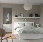 Bed ikea 160x200, Huis en Inrichting, Ophalen, Wit, Tweepersoons, Zo goed als nieuw