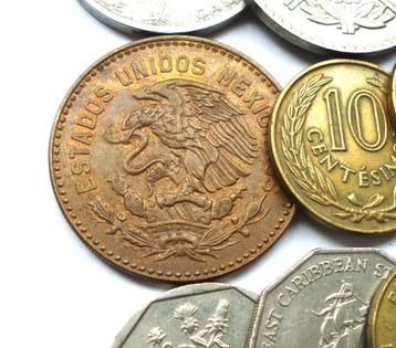 Wereld lot met 20 verschillende munten (modern) beschikbaar voor biedingen
