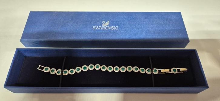 Zilveren Swarovski Armband, Sieraden, Tassen en Uiterlijk, Armbanden, Nieuw, Zilver, Zilver, Ophalen of Verzenden