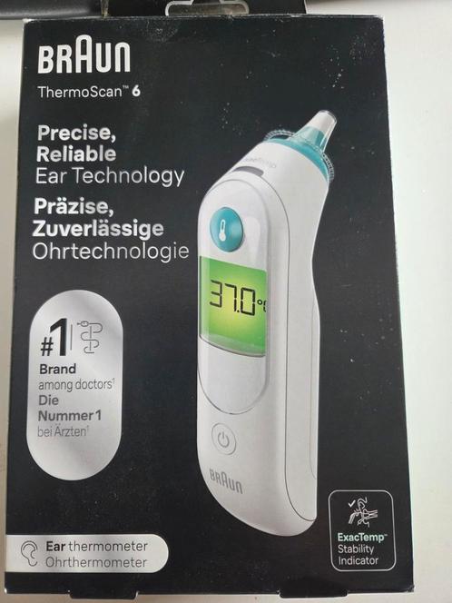 braun thermoscan 6 oorthermometer, Witgoed en Apparatuur, Persoonlijke-verzorgingsapparatuur, Zo goed als nieuw, Overige typen