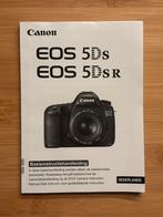 Canon EOS 5DS/5DSR Basisinstructiehandleiding, Boeken, Ophalen of Verzenden