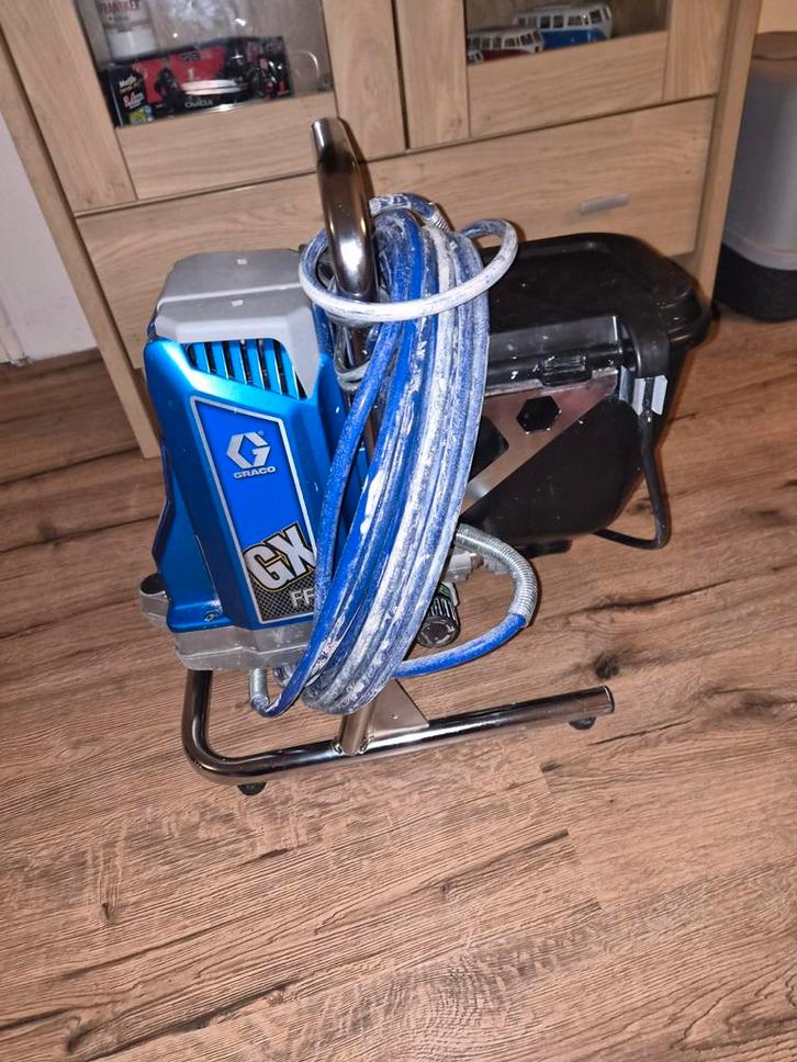 Graco GX FF, Doe-het-zelf en Verbouw, Schildersmaterialen, Zo goed als nieuw, Verfspuit of Verfpomp, Ophalen of Verzenden
