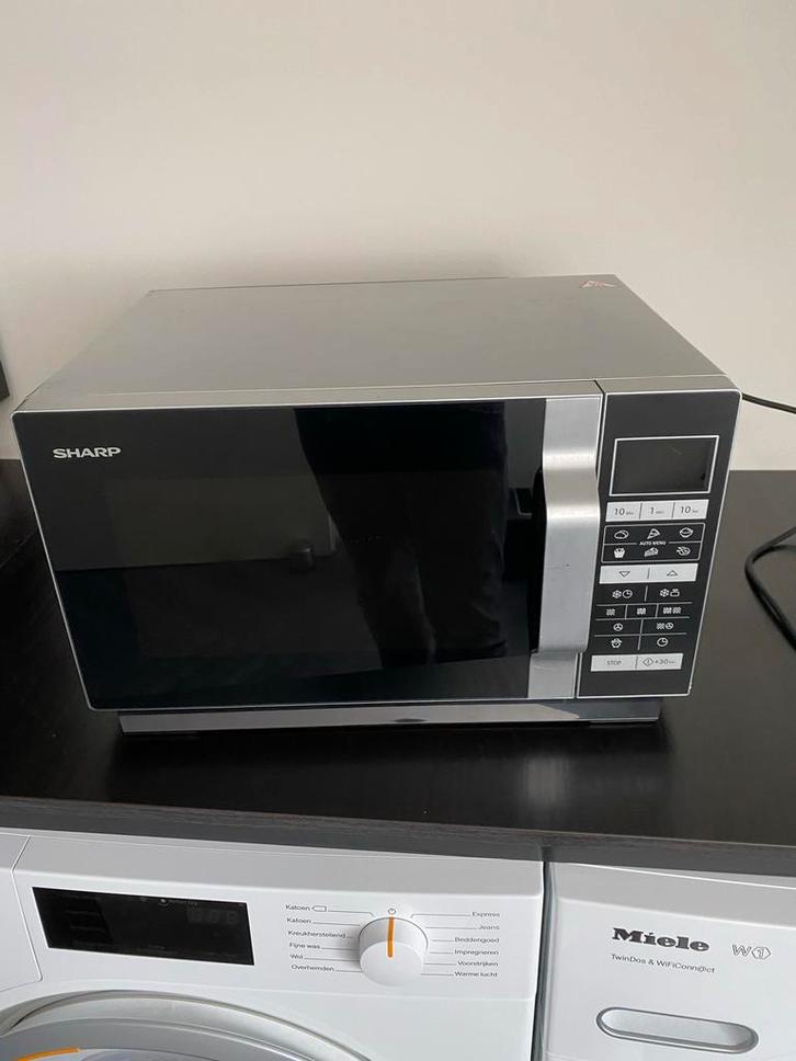 Sharp R860 Combi Magnetron met Hete Lucht, Witgoed en Apparatuur, Magnetrons, Gebruikt, Vrijstaand, Combimagnetron, 45 tot 60 cm