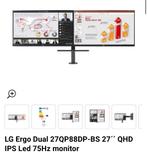 LG Dual monitor, Ophalen, Zo goed als nieuw
