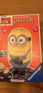 Minions 3d puzzel 54 stukjes, Ophalen of Verzenden, Zo goed als nieuw