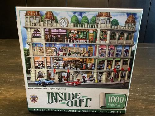 Inside out fields department store 1000 stukjes, Hobby en Vrije tijd, Denksport en Puzzels, Zo goed als nieuw, Legpuzzel, 500 t/m 1500 stukjes