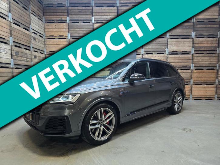 Audi Q7 55 TFSI e quattro Pro Line Adv PANO HUD 360 Leder Lu, Auto's, Audi, Bedrijf, Te koop, Q7, 360° camera, 4x4, ABS, Achteruitrijcamera