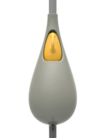 Elho Pure Raindrop 70L regenton | inkl. gieter | grijs/oker beschikbaar voor biedingen