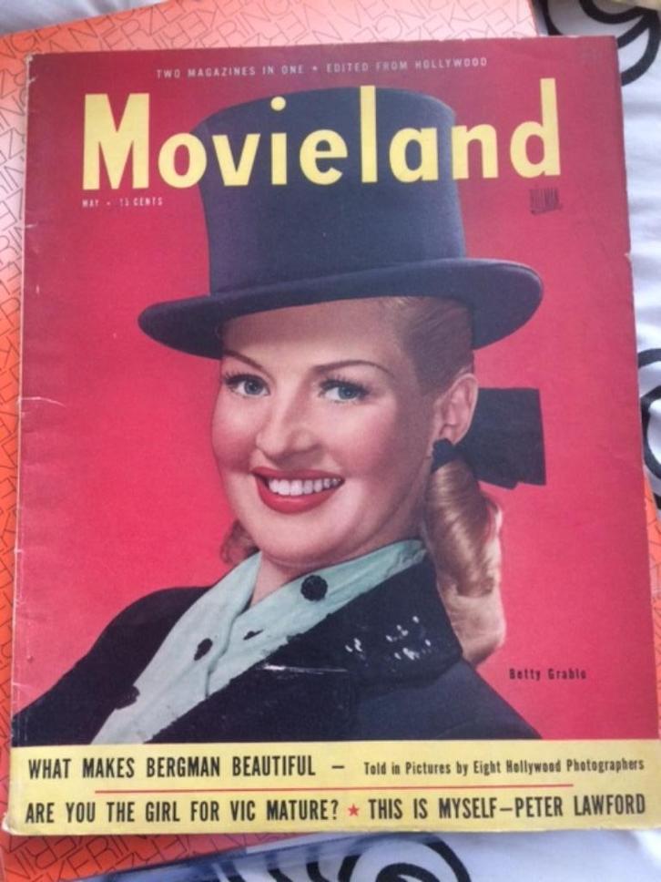 Movieland may 1947, Verzamelen, Film en Tv, Gebruikt, Overige typen, Ophalen of Verzenden