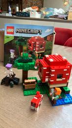 Minecraft lego 21179, Ophalen of Verzenden, Zo goed als nieuw, Complete set, Lego
