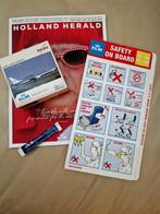 KLM set: Holland Herald, creamer, safetycard & 737-900 model, Overige typen, Ophalen of Verzenden, Zo goed als nieuw