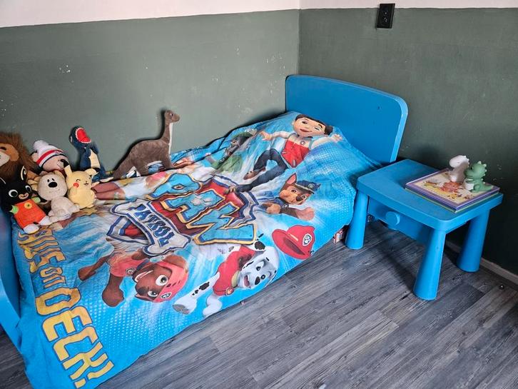 Mammut kinderkamer, Kinderen en Baby's, Kinderkamer | Bedden, Gebruikt, 180 cm of meer, 85 tot 100 cm, Lattenbodem, Matras, Ophalen