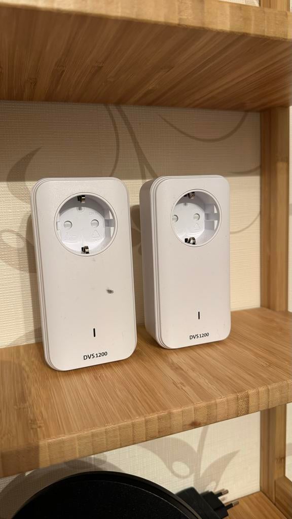 2x Devolo DVS 1200 Powerline Adapters, Ophalen of Verzenden, Gebruikt