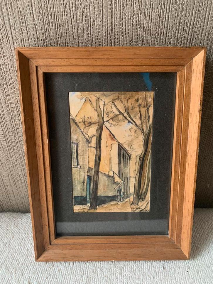 Mulders aquarel 1931, Antiek en Kunst, Kunst | Schilderijen | Klassiek, Ophalen of Verzenden