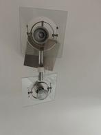 Ikea fuga plafondspot met 2 lampen, Ophalen, Halogeen, Gebruikt, Metaal of Aluminium