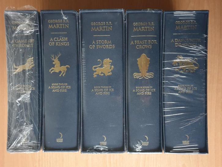George R. R. Martin - 5x Game of Thrones, Deluxe Voyager HC, Boeken, Fantasy, Zo goed als nieuw, Ophalen of Verzenden