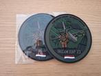 Falcon Leap 2023 Patch, Verzamelen, Ophalen of Verzenden, Landmacht, Nederland, Embleem of Badge