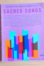 Robbins All - Organ Series No. 14 SACRED SONGS, Gebruikt, Verzenden, Artiest of Componist, Populair