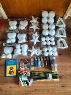 Pakket piepschuim figuren, versiering, boekje, kerst ,va €1-, Hobby en Vrije tijd, Knutselen, Ophalen of Verzenden, Zo goed als nieuw