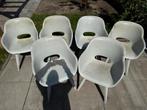 Te koop 6 tuinstoelen, Ophalen, Gebruikt, Kunststof, Stapelbaar