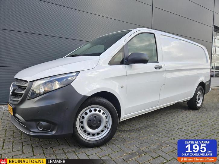 Mercedes Vito Bestel 114 CDI Extra Lang Airco Cruise 136pk, Auto's, Bestelauto's, Bedrijf, Te koop, ABS, Airbags, Airconditioning
