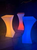 3 Statafels met ingebouwde ledverlichting, Ophalen