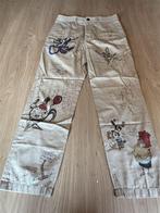 Broek - Burberry Doodle Cropped Chinos Dames Maat 12 [44] Be, Kleding | Dames, Broeken en Pantalons, Beige, Maat 42/44 (L), Ophalen of Verzenden
